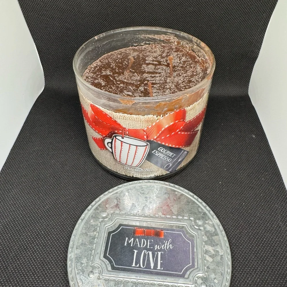 Gourmet Espresso VHTF 3-Wick Bath & Body Works Candle New with tags-never used - Picture 3 of 4
